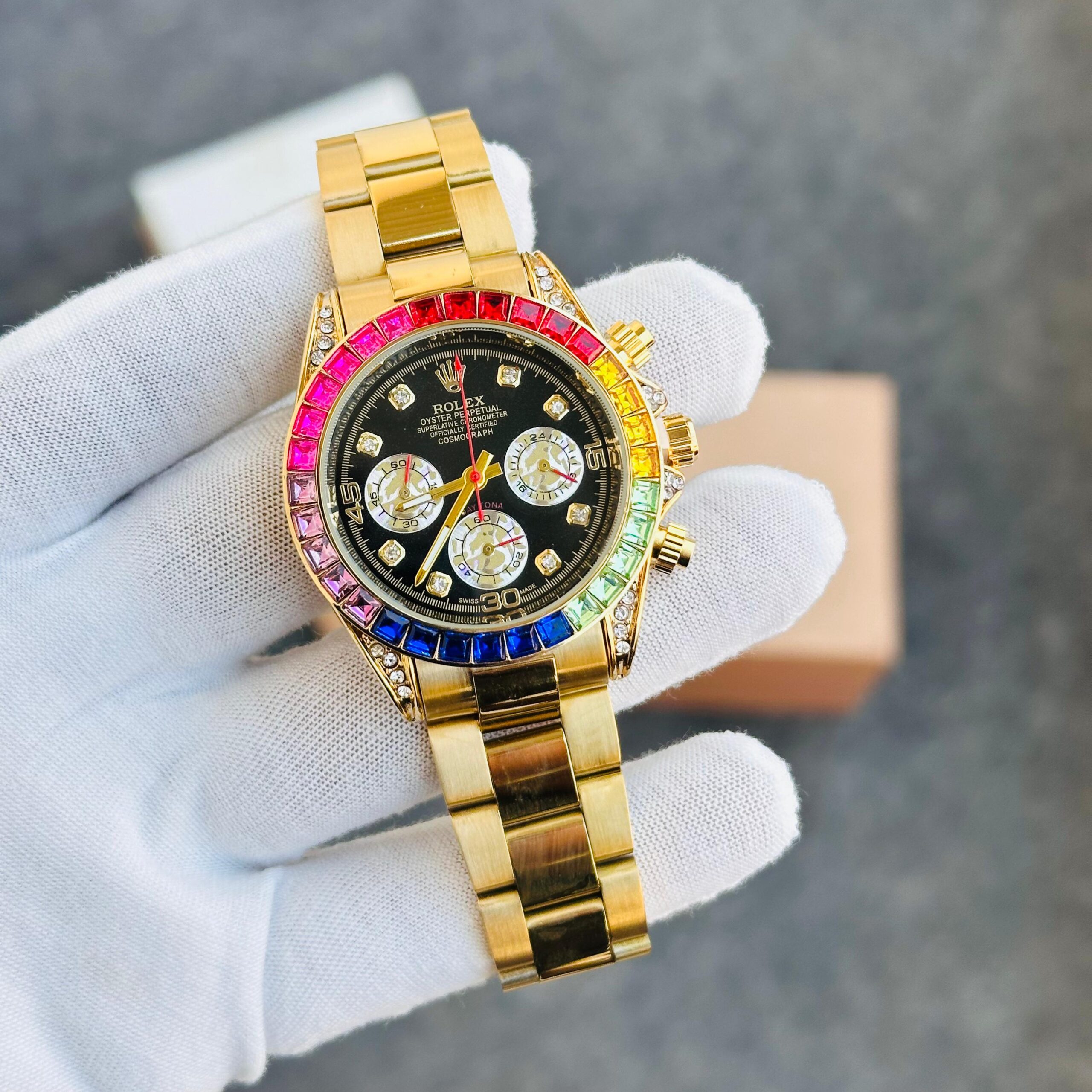 Rolex Rainbow Gold - Image 3