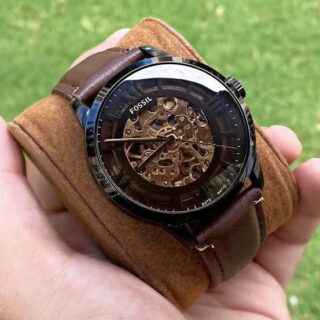 Fossil Automatic ME3098 Leather Belt (BRO)