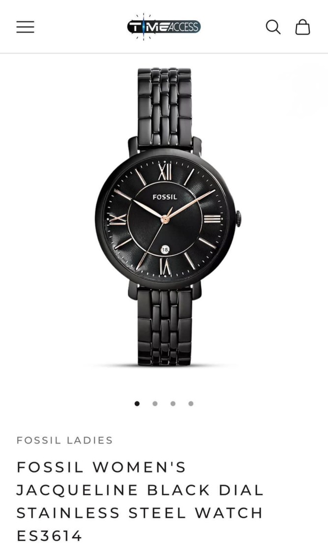 Fossil Jacqueline Black Dial - Image 5