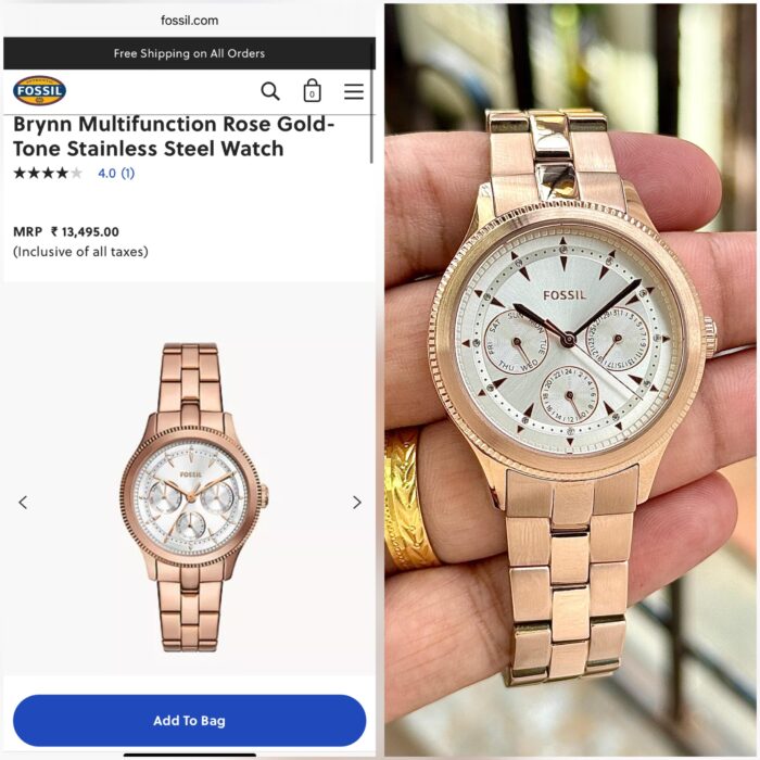 Fossil Quartz Movement BQ3993 (G-W) - Image 3