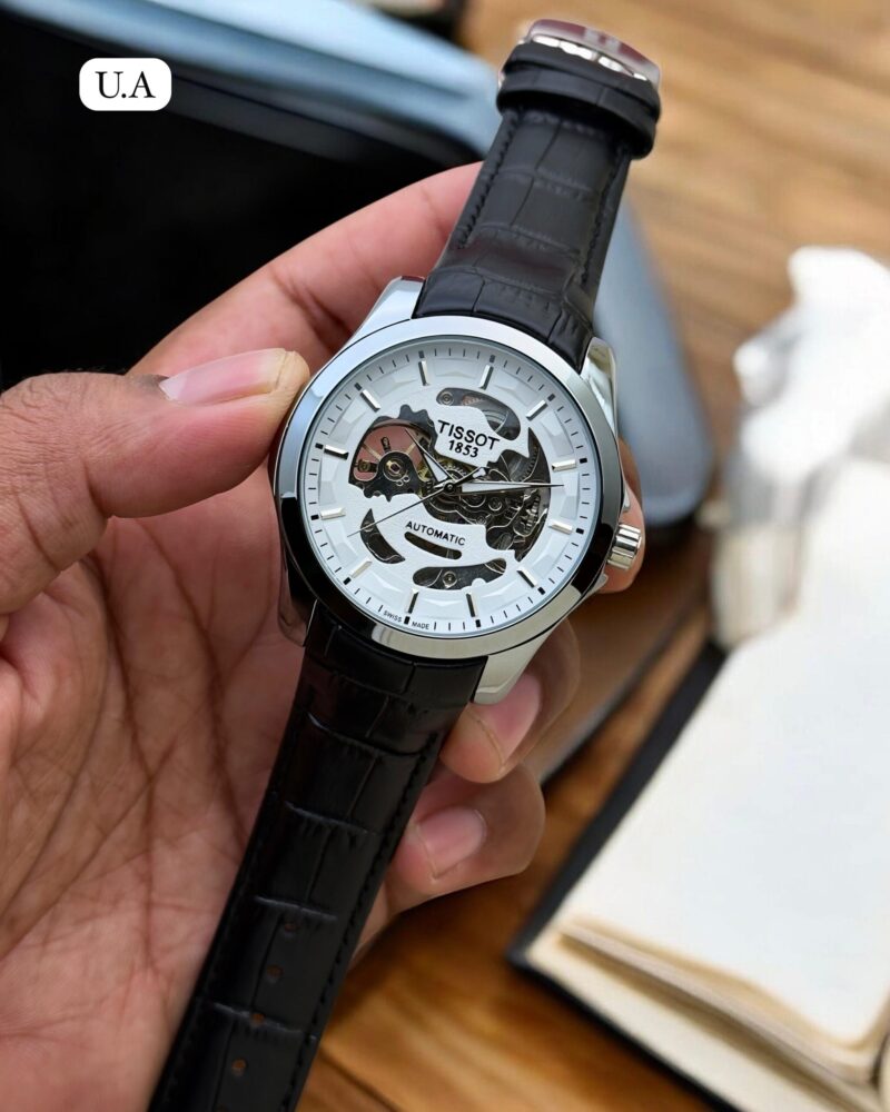 Tissot Skeleton Automatic Leather Belt (SL-W)