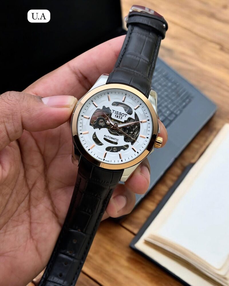 Tissot Skeleton Automatic Leather Belt (G-W)