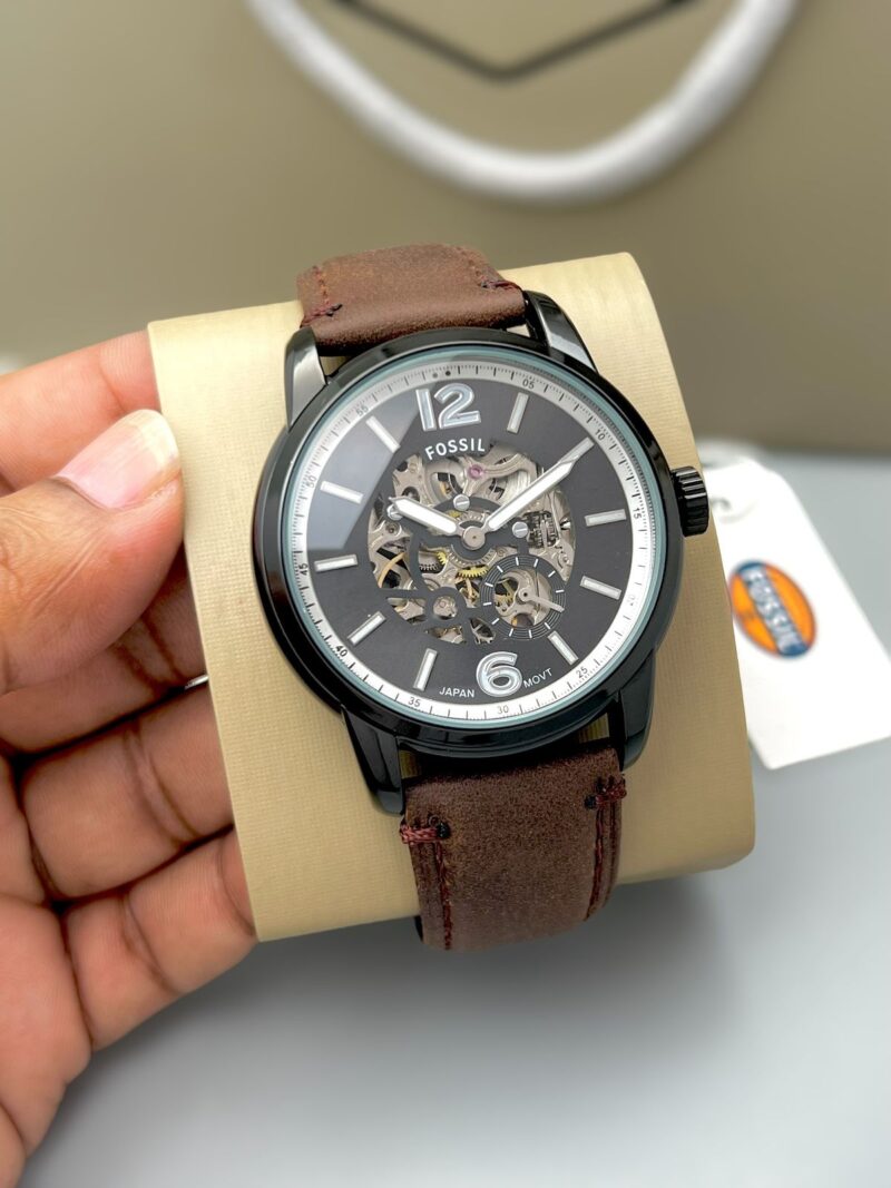 Fossil Heritage Automatic Leather (B-W)