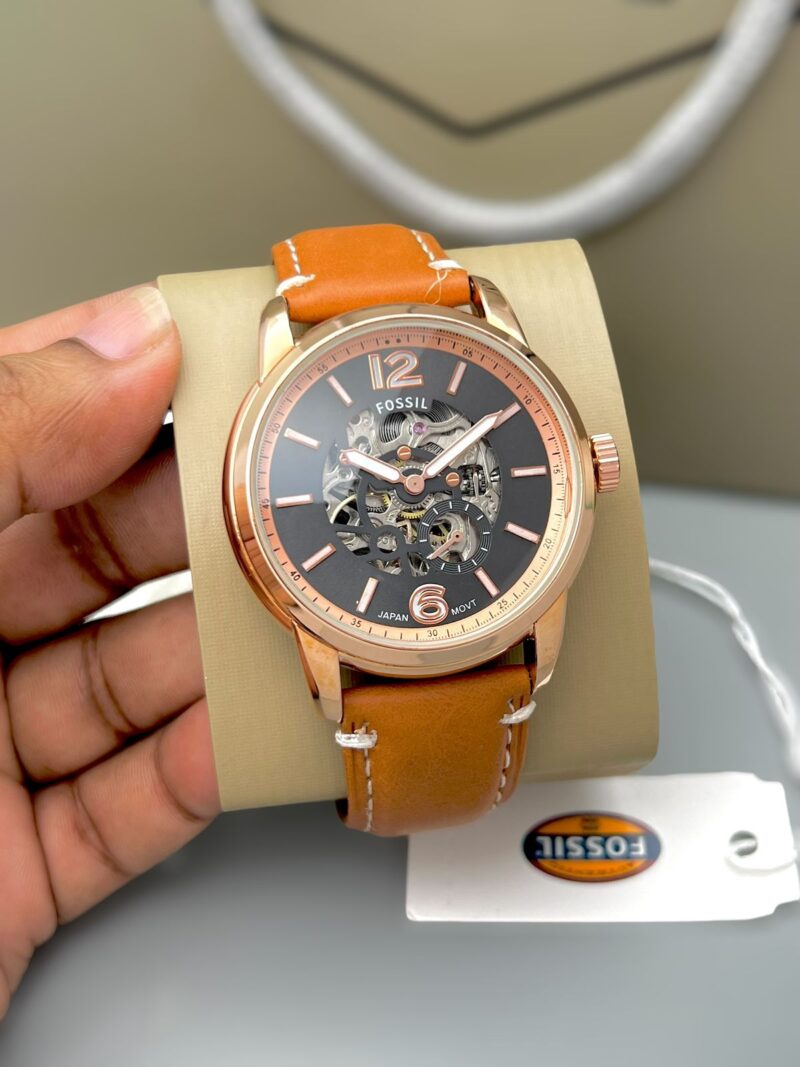 Fossil Heritage Automatic Leather (BRO-B)