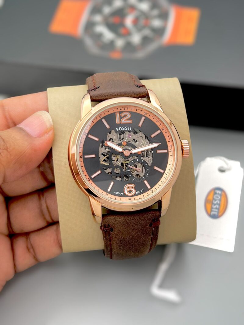 Fossil Heritage Automatic Leather (DBRO-B)