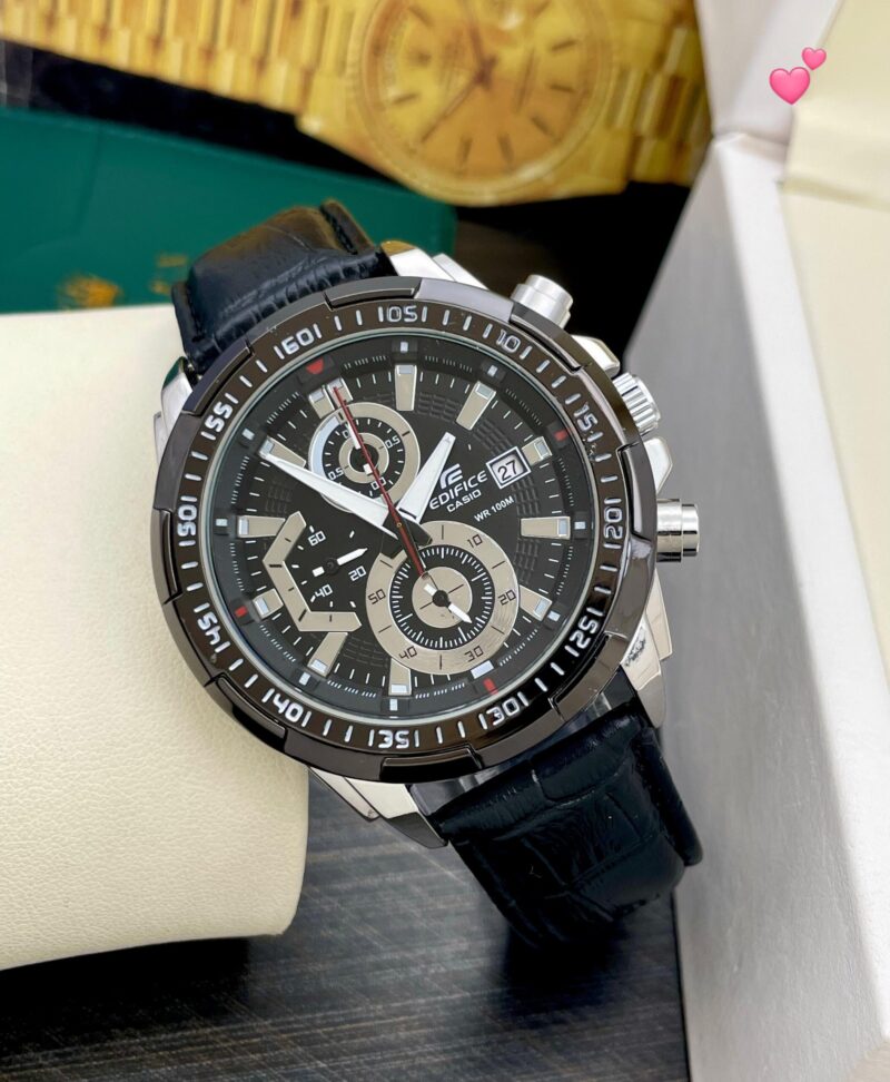 Casio Edifice EFR-539 Leather (B) - Image 2