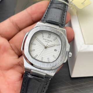 Patek Philippe Nautilus Leather (B-W)